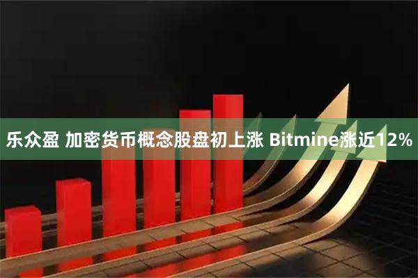 乐众盈 加密货币概念股盘初上涨 Bitmine涨近12%